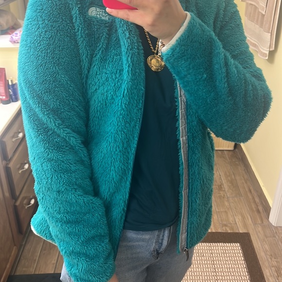 Cozy Northface zip up hoodie womens size small - Picture 11 of 11